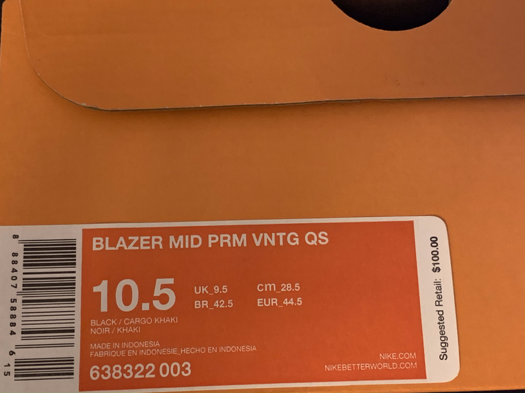 Blazer Mid Prm Vntg Qs Safari Pack - Sneakerdisciple