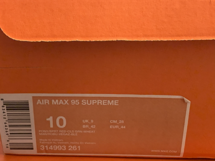 Air Max 95 Supreme Animal Pack - Sneakerdisciple